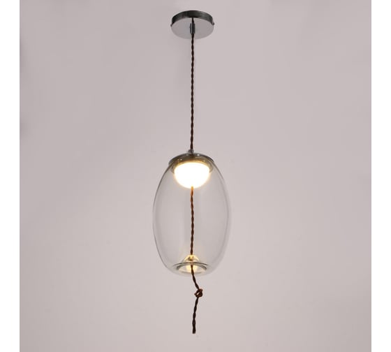 Светильник BayerLux 85505/1 LED, 5Вт, хром-прозрачный, 16х16х27-127 см 4941258