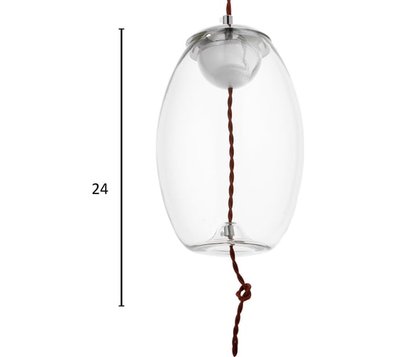 Светильник BayerLux 85505/1 LED, 5Вт, хром-прозрачный, 16х16х27-127 см 4941258
