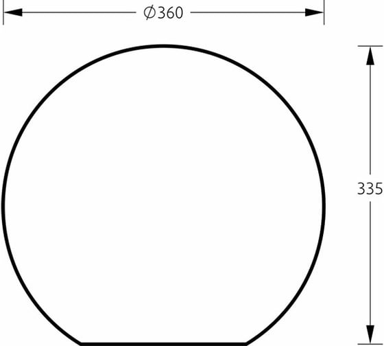 Ландшафтный светильник m3light SPHERE E27 35см IP66 3000K 12572010