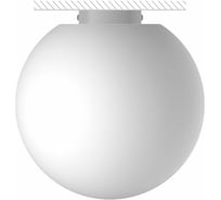 Настенно-потолочный светильник m3light SPHERE E14 25см IP40 3000K 13223010