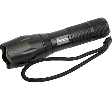 Ручной фонарь FERON с аккумулятором TH2400 USB ZOOM 137x40x40мм, алюминий 41682