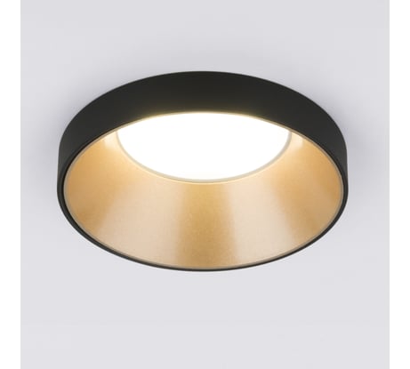 Встраиваемый светильник Elektrostandard 112 MR16, золото, черный a053341