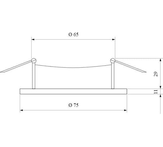 Встраиваемый светильник Elektrostandard 112 MR16, золото, черный a053341