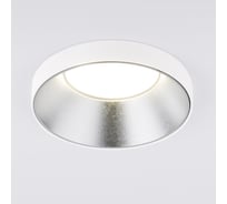 Встраиваемый светильник Elektrostandard 112 MR16, серебро, белый a053340