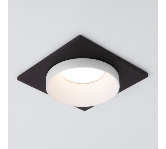 Встраиваемый светильник Elektrostandard 117 MR16, белый, черный a053347 1