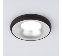 Встраиваемый светильник Elektrostandard 118 MR16, серебро, черный a053349