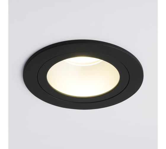 Встраиваемый светильник Elektrostandard 122 MR16, серебро, черный a053354 1