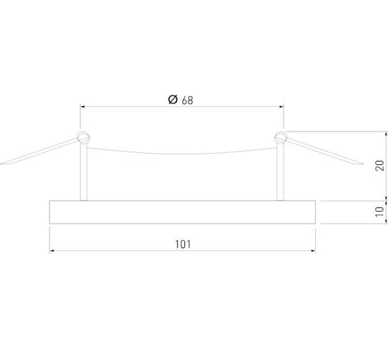 Встраиваемый светильник Elektrostandard 124 MR16, черный, серебро a053358