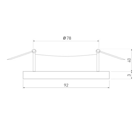 Встраиваемый светильник Elektrostandard 122 MR16, белый a053353