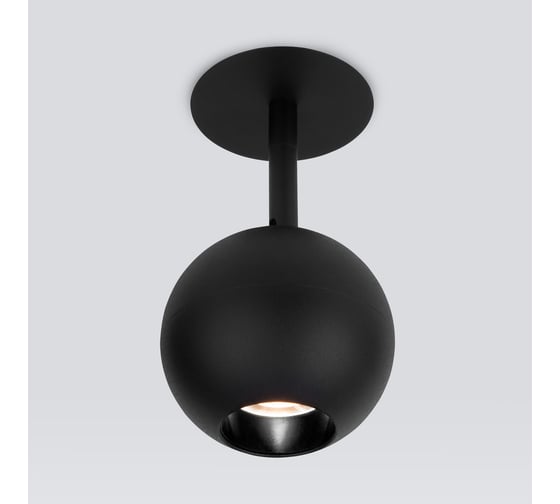 Встраиваемый светильник Elektrostandard 9926 LED, 12W, 4200К черный a053738