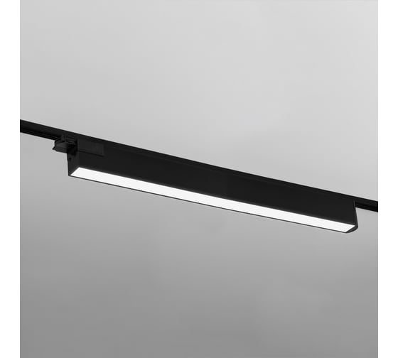 Потолочный светодиодный светильник Elektrostandard LTB55 X-Line черный матовый 28W 4200K a052446