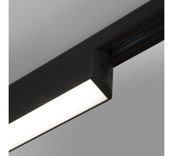 Потолочный светодиодный светильник Elektrostandard LTB55 X-Line черный матовый 28W 4200K a052446