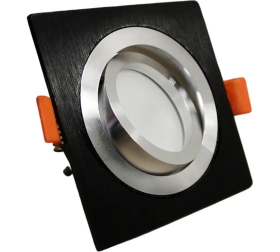 Встраиваемый точечный светильник Lumina Deco Luka LDC 8062-JP-L90хW90 BK+SL