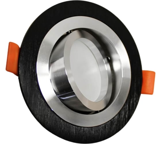 Встраиваемый точечный светильник Lumina Deco Duka LDC 8062-JP-D90 BK+SL