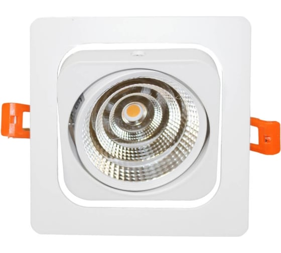 Встраиваемый точечный светильник Lumina Deco Fostis LDC 8065-SS-10WCOB-L120хW120 WT 1