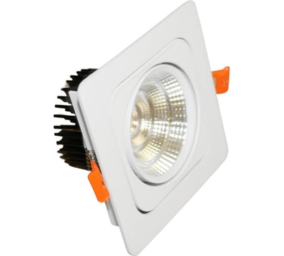Встраиваемый точечный светильник Lumina Deco Fostis LDC 8064-SS-7WCOB-L98хW98 WT
