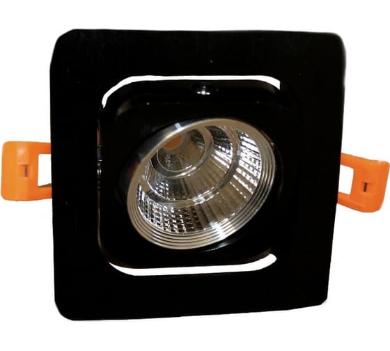 Встраиваемый точечный светильник Lumina Deco Fostis LDC 8064-SS-7WCOB-L98хW98 SL+BK