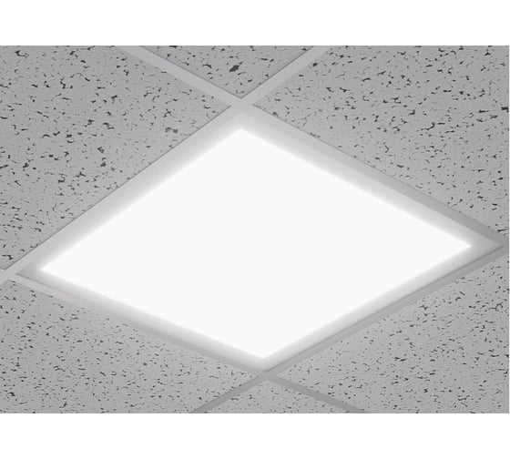 Светодиодный светильник Geniled Офис Comfort Basic 595x595x33 30Вт 4000К 90Ra Опал для подвесного потолка 23962_4000_90ra 1