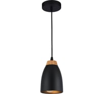 Подвес HIPER 1хE27х60Вт BLACK/WOOD H035-1