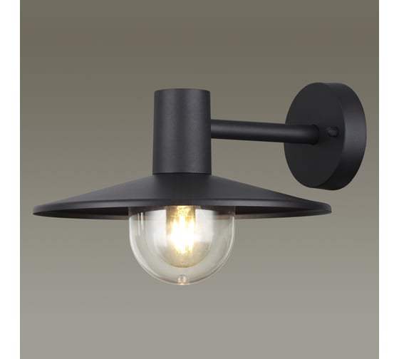 Ландшафтный настенный светильник ODEON LIGHT FURCADIA поликарбонат, E27, 1х40W 4833/1W