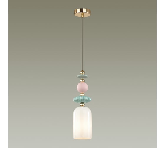 Подвес ODEON LIGHT, стекло E14 1*40W CANDY 4861/1B