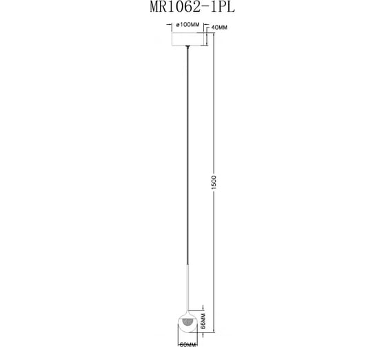 Подвесной светильник светодиодный MyFar Kollins MR1062-1PL