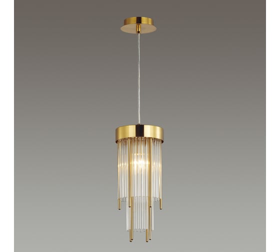 Подвес ODEON LIGHT, стекло E14 1*40W YORK 4788/1