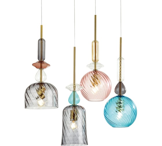 Подвес ODEON LIGHT, стекло E27 60W BELLA 4647/1