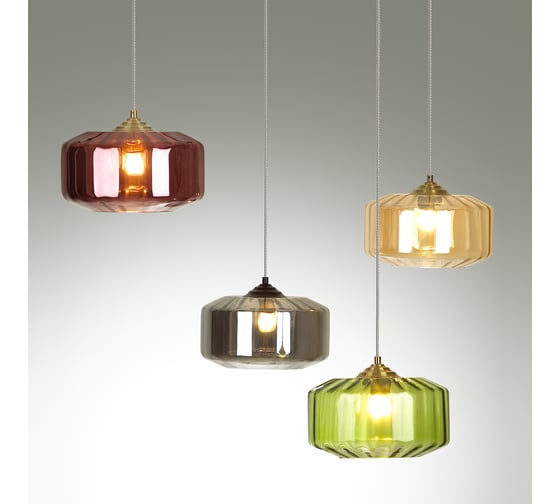 Подвес ODEON LIGHT, стекло E27 60W BINGA 4747/1