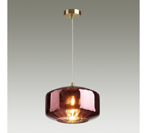 Подвес ODEON LIGHT, стекло E27 60W BINGA 4782/1