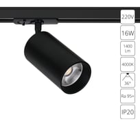 Светильник потолочный ARTE LAMP AERO 220В 16Вт 1400Лм 4000К 90 36 A1 A1347PL-1BK