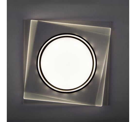 Светильник General Lighting Systems GCL-GX53-H38 Квадрат 3-х уровневый Матовый 661318 1