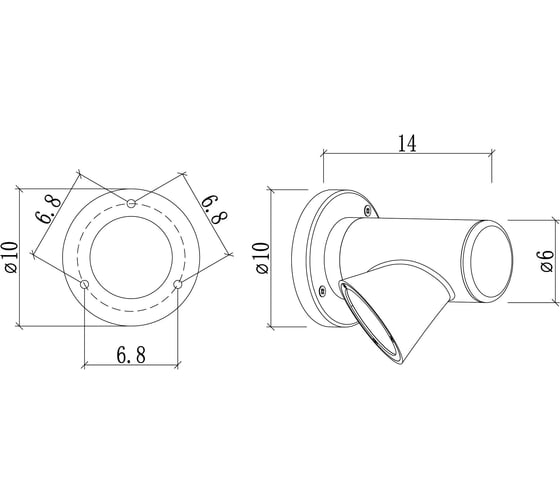 Уличный светильник ARTE LAMP A2063AL-1BK