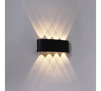 Уличный настенный светодиодный светильник Reluce 1W BK 86834-9.2-008KT LED8