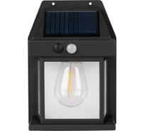 Светильник светодиодный настенный ФАZА SLR-W04 0,5Вт 50лм IP44 филаментная нить, датчики движения/освещенности на солнечной батарее 5053977