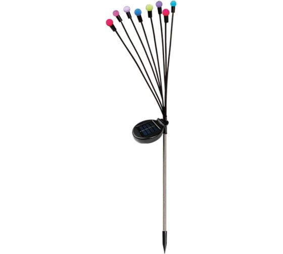 Светильник светодиодный садовый ФАZА SLR-S04-M Светлячки 8RGB LED (мультицветный) на солнечной батарее с датчиком освещенности IP44 5058538
