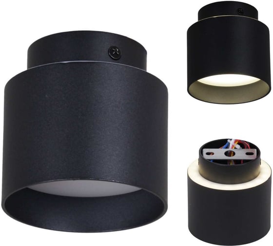 Точечный накладной светильник ReLuce 53006-9.5-001IL GX53+LED3W BK
