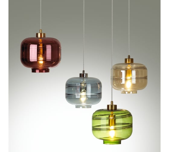 Подвес ODEON LIGHT, стекло E27 60W STORBI 4772/1