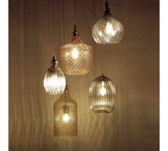 Подвес ODEON LIGHT, стекло E27 60W STORZO 4711/1