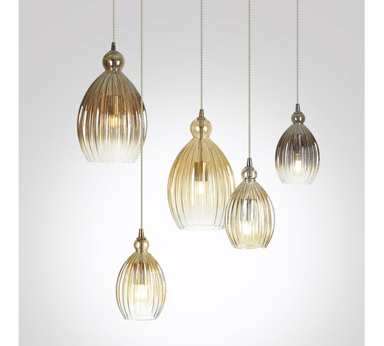 Подвес ODEON LIGHT, стекло E27 60W STORZO 4711/1A