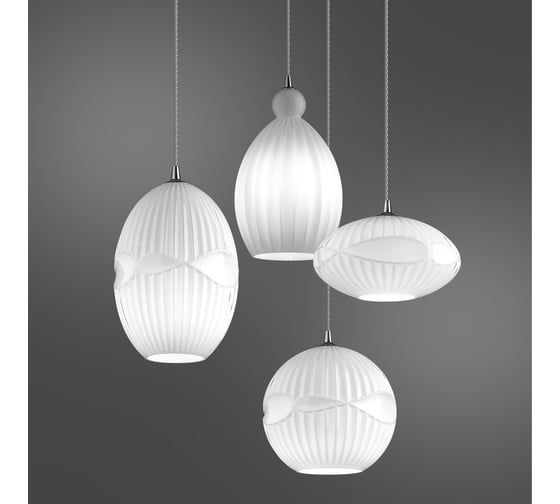 Подвес ODEON LIGHT, стекло E27 60W STORZO 4774/1