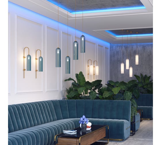 Подвес ODEON LIGHT, стекло E27 60W VOSTI 4641/1