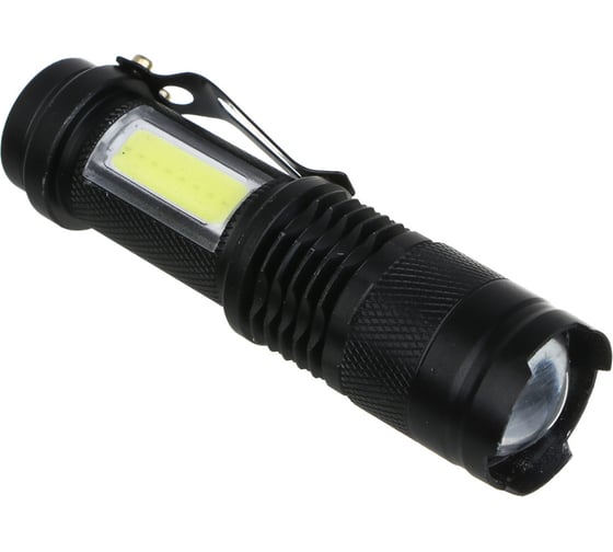 Фонарь ЕРМАК, ХРЕ LED, 4 режима, 1хAA (LR6), алюминий, 105x30 мм, фокусировка 223-052