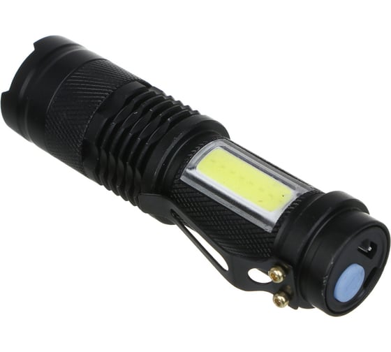 Фонарь ЕРМАК, ХРЕ LED, 4 режима, 1хAA (LR6), алюминий, 105x30 мм, фокусировка 223-052