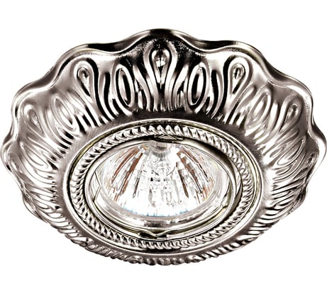 Стандартный встраиваемый неповоротный светильник NOVOTECH GX5.3 50W FORZA 370259