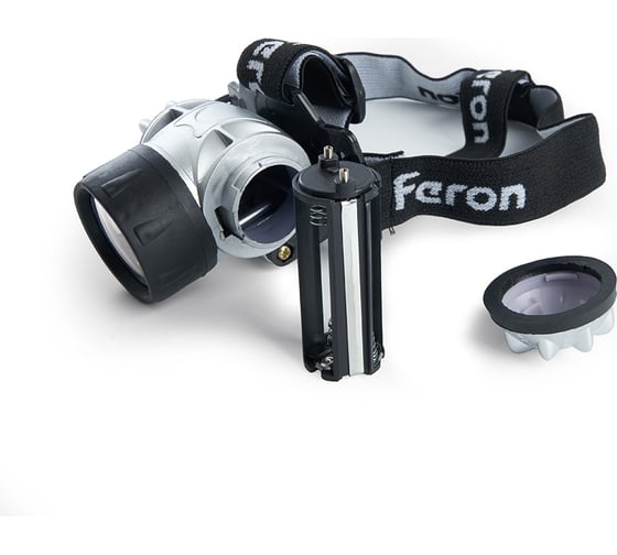 Налобный фонарь FERON на батарейках TH2304 3xAAA, 3W 14LEDs IP44 пластик 41708
