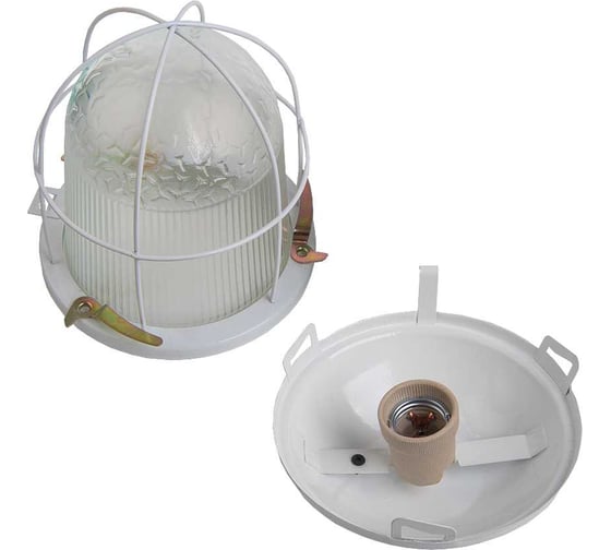 Светильник настенно-потолочный General Lighting Systems НСП 262х172мм 02-100-002.01, под лампу Е27 до 100Вт, корпус металл 437822