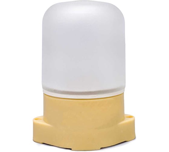 Светильник настенно-потолочный ЖКХ для бани и сауны General Lighting Systems 138х105х84мм GCF-SNP-60-E27-IP65-W 437784