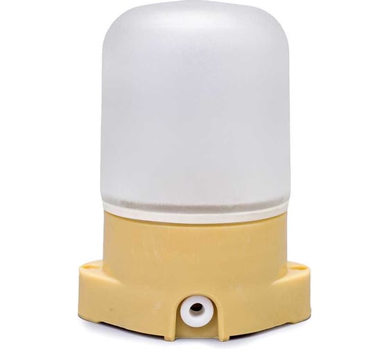 Светильник настенно-потолочный ЖКХ для бани и сауны General Lighting Systems 138х105х84мм GCF-SNP-60-E27-IP65-W 437784