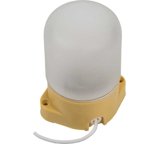 Светильник настенно-потолочный ЖКХ для бани и сауны General Lighting Systems 138х105х84мм GCF-SNP-60-E27-IP65-W 437784